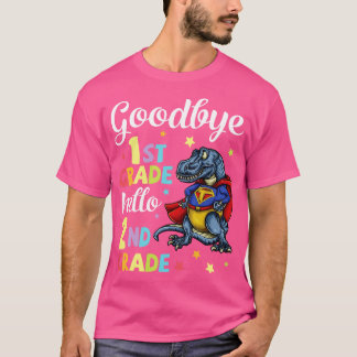 Camiseta Mais velho Dinossauro Estudante Adeus 1 rua Grau A