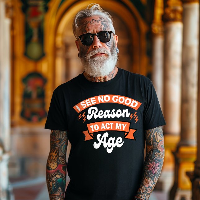 Camiseta Mais velho engraçado (Criador carregado)