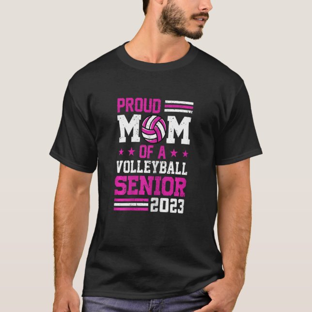 Camiseta Mais velho feminino 2023 Voleibol Classe Mãe de 20 (Frente)