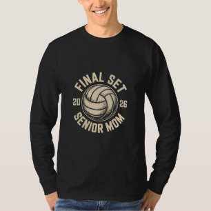 Camiseta Mais velho Final de Graduação Mãe 2026 Voleibol