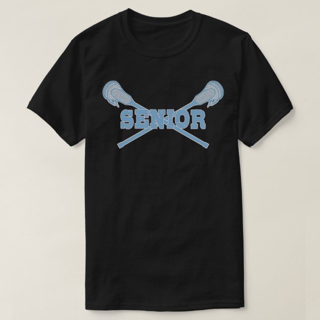 Camiseta Mais velho Lacrosse LAX Sticks (Frente do Design)