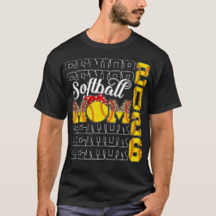 Camiseta Mais velho Mãe 2026 Classe Softball De Graduação 2