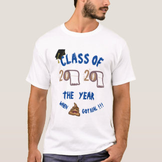 Camiseta Mais velho no Segundo grau e na faculdade sem grad