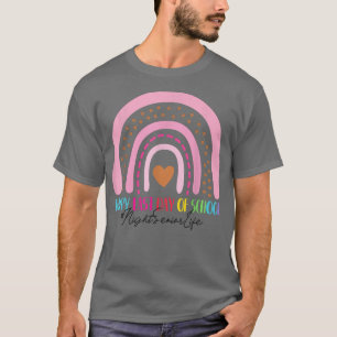 Camiseta Mais velho Noturno Feliz No Dia Passado Escola Arc