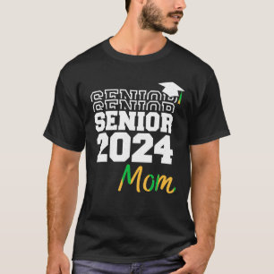 Camiseta Mais velho Orgulhoso Mãe 2024 Formandos Engraçados