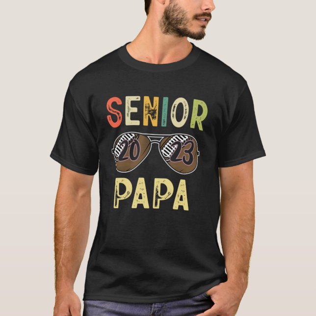 Camiseta Mais velho Papa 2023 Legal Orgulho Papa Mais velho (Frente)