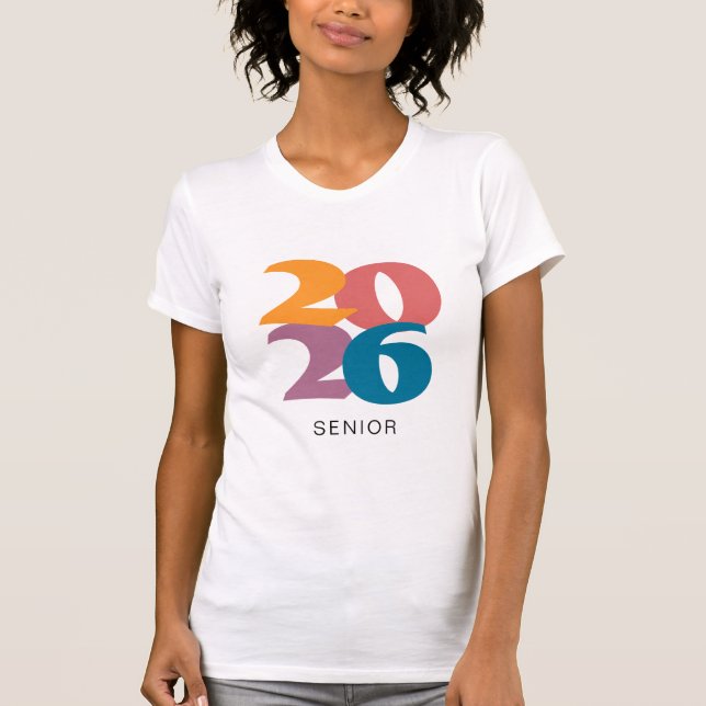 Camiseta Mais velho para Graduação de Vibes Retroativa 2024 (Frente)