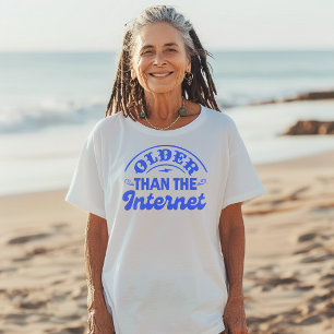 Camiseta Mais Velho Que O Humor Adulto Com Vintagem Engraça