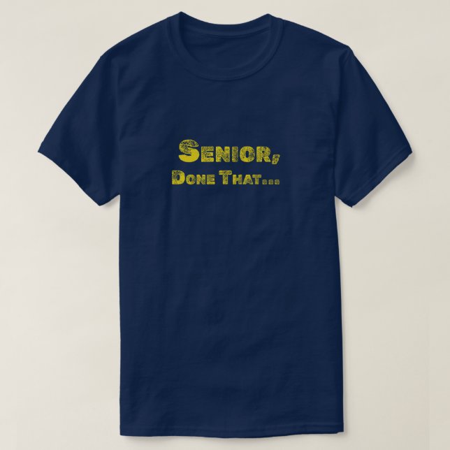 Camiseta Mais velho, Tee engraçado (Frente do Design)