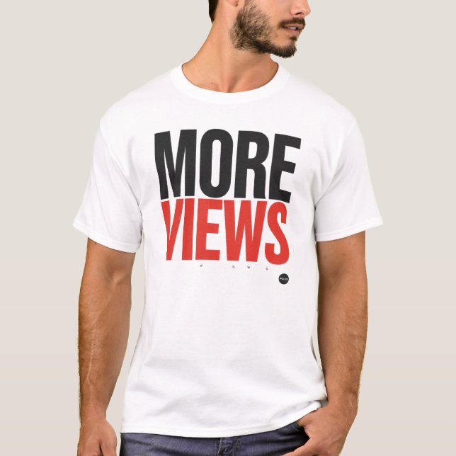 CAMISETA MAIS VISUALIZAÇÕES  (Frente)