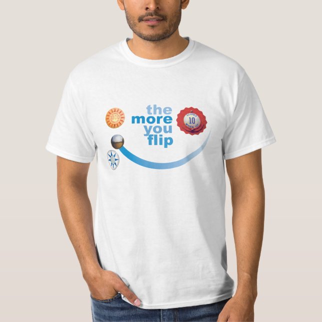 Camiseta Mais você lança - a versão 2 (Frente)