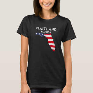 Camiseta Maitland Florida EUA State America Viagem Floridia