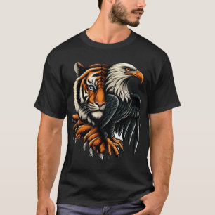Camiseta Majestade Ala: O Híbrido Águia-Tigre