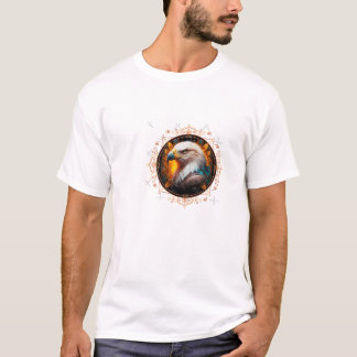 Camiseta Majestade Chocante: Águia em Voo"