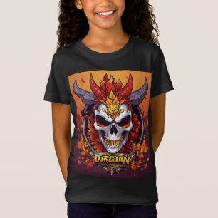 Camiseta "Majestade do Caveira: Embraço do Dragão"