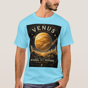 Camiseta Majestade Dourada de Vênus.