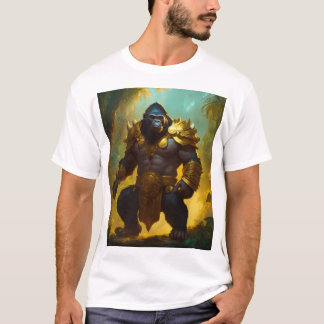 Camiseta Majestade Gorilla: Rei da Camisa-da-Selva