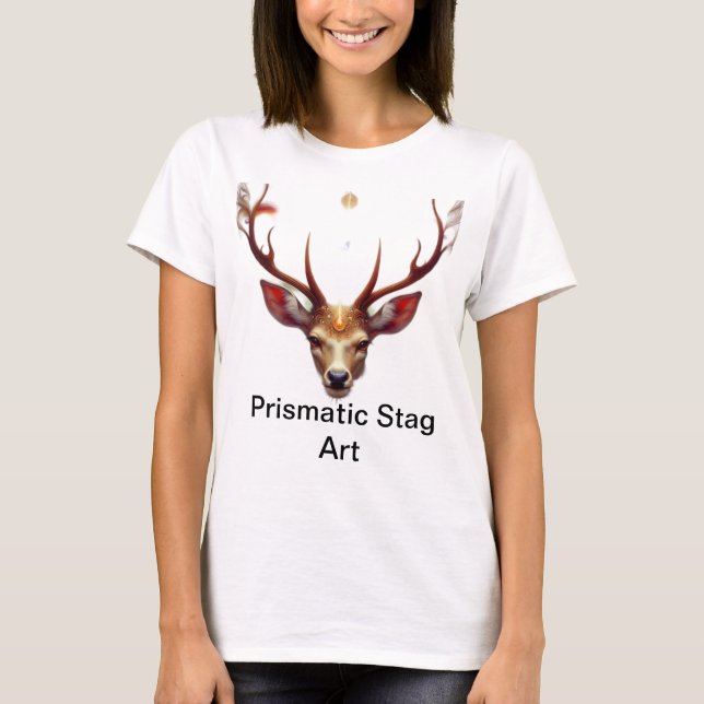 Camiseta "Majestade Prismática do Stag" (Frente)