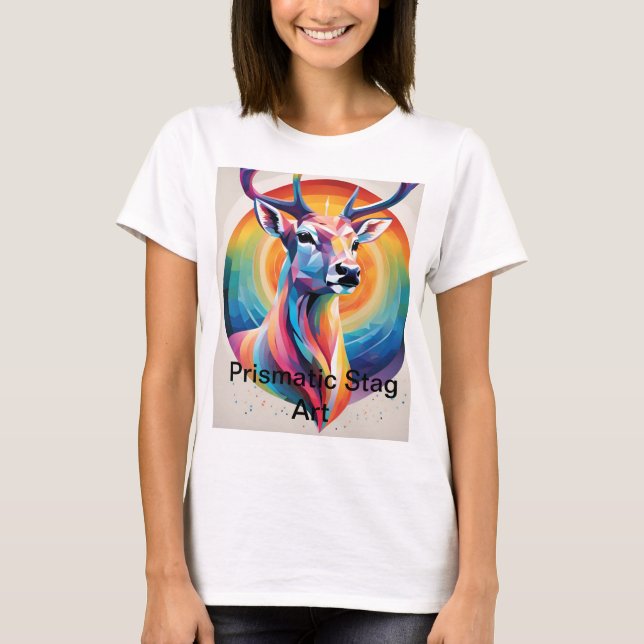 Camiseta "Majestade Prismática do Stag" (Frente)