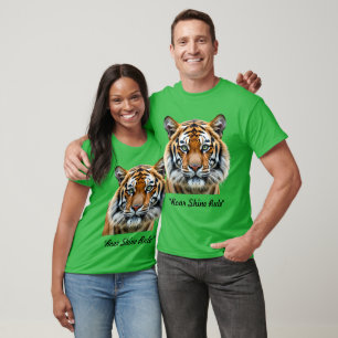Camiseta "Majestade Rugido Esmeralda"