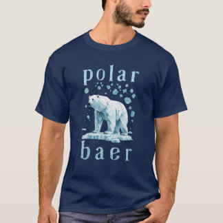 Camiseta Majestätischer Eisbär auf treibender Eisschollen