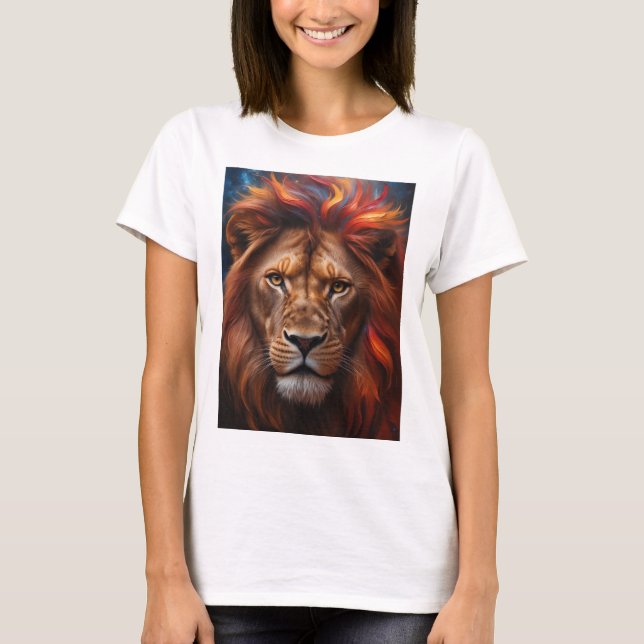 Camiseta Majestätischer Löwe  (Frente)
