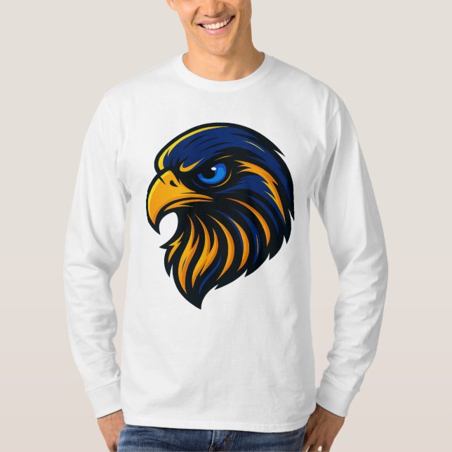 Camiseta Majestic Falcon Head – Men’s Bold Graphic Tee (Frente)