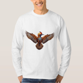 Camiseta Majestic Hoatzin Bird in Flight – Vintage Nature A