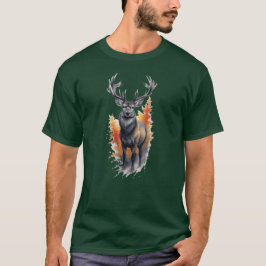 Camiseta Majestic Whitetail Deer Buck  T-Shirt