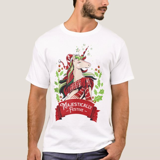 Camiseta Majesticamente Festivo (Frente)