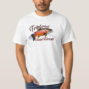 Camiseta Majestoso Trilploide Truta Arco-Íris "Uma Força Es