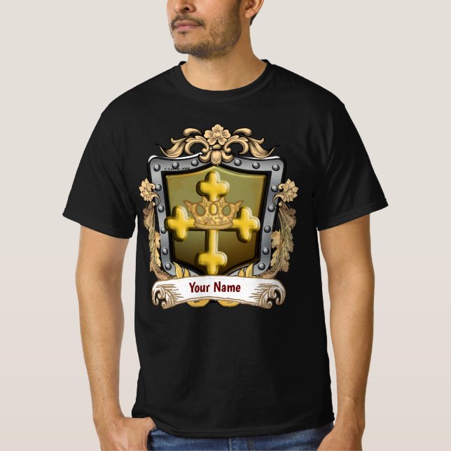 Camiseta Majesty Family Crest Surname (Frente)