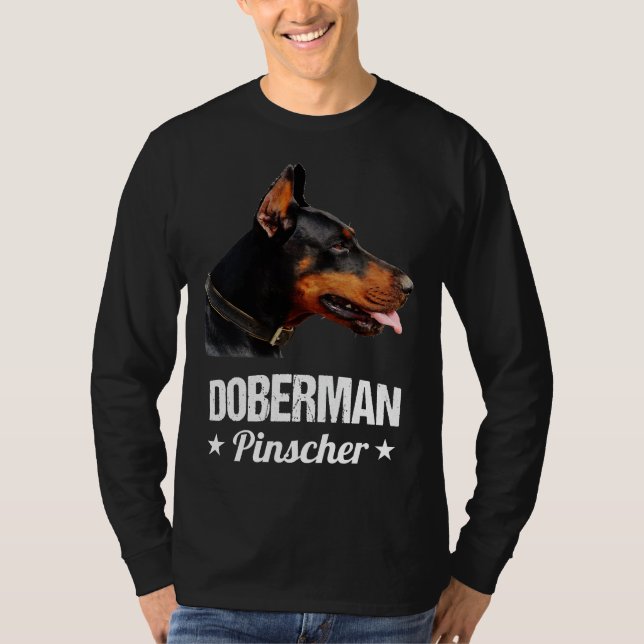 Camiseta Majexpressa doberman Pinscher Animal Art Design (Frente)