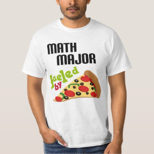 Camiseta Major de matemática presente (pizza)