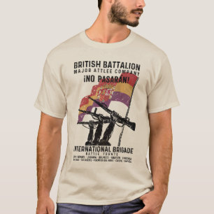 Camiseta Major do Batalhão Britânico Companhia Attlee