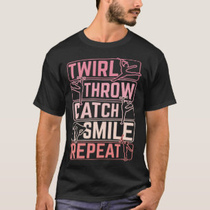 Camiseta Majoretes Dançarinas Giram Lançam Pegam Sorriem Ba