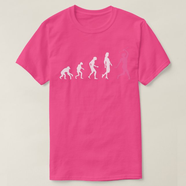 Camiseta Majorette dance Gymnastics Evolution Bat twirlin (Frente do Design)