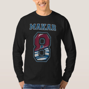 Camiseta Makar 8 O Kid Colorado Professional Ice Hockey I