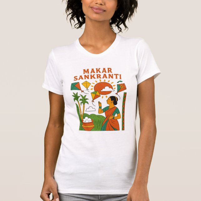 Camiseta MakarSankranti (Frente)