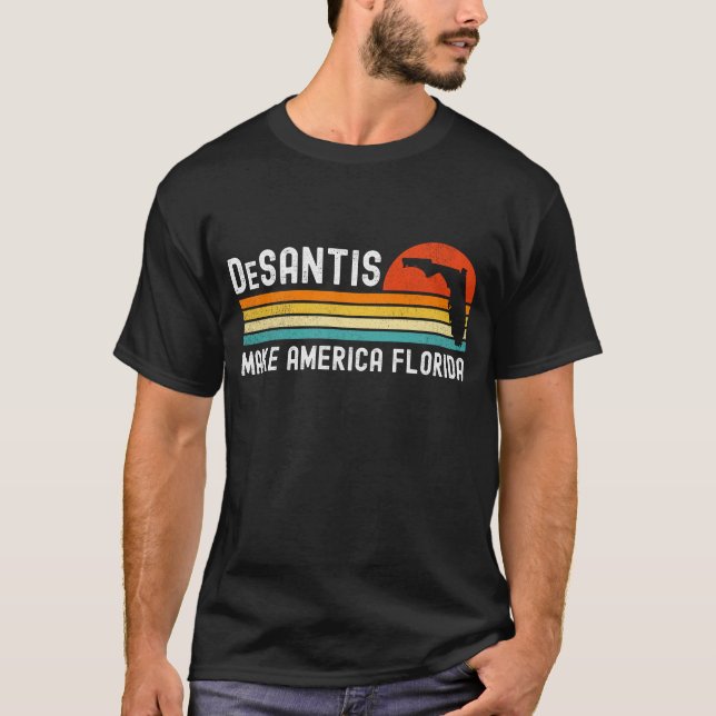 Camiseta Make America Florida Ron DeSantis 2028 (Frente)