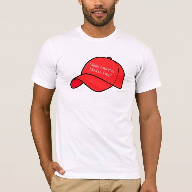 Camiseta Make America MAGA Free (Frente)