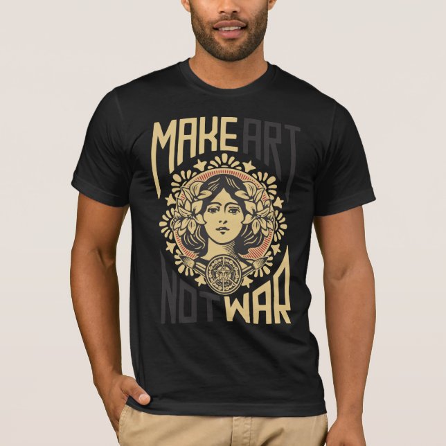 Camiseta Make Art Not War (Frente)