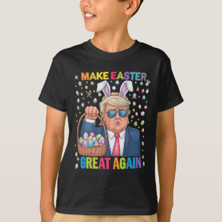Camiseta Make Easter Great Again Funny Trump Bunny Spring H