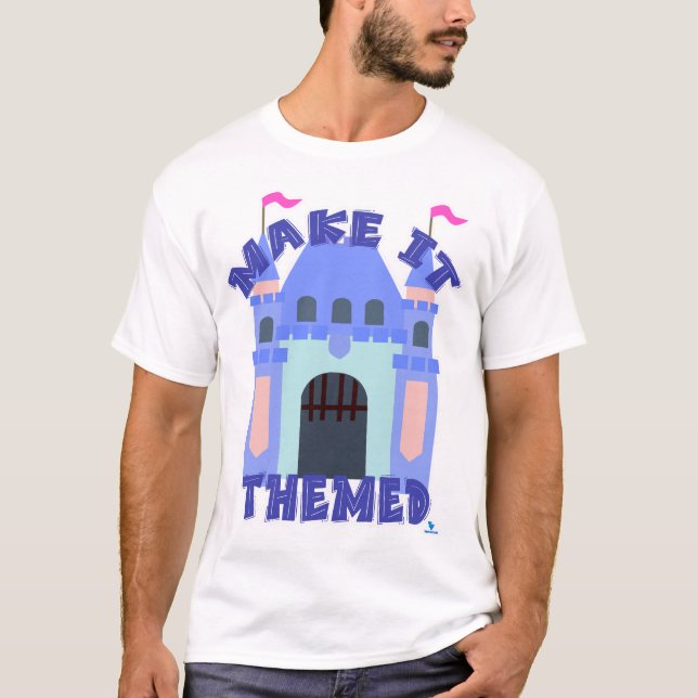 Camiseta Make It Themed Castle Park Fun  (Frente)