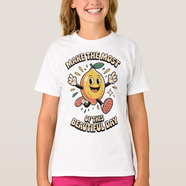 Camiseta Make the Most – Lemon Fun Day Children's (Frente)