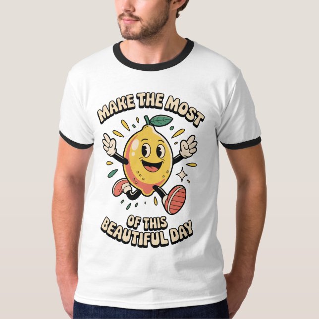 Camiseta Make the Most – Lemon Power Men's (Frente)