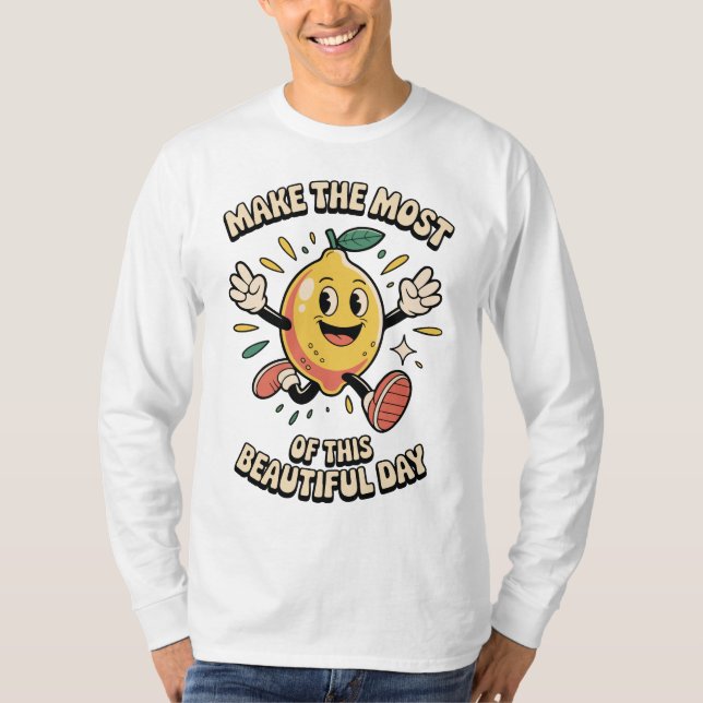 Camiseta Make the Most – Lemon Power Men's (Frente)