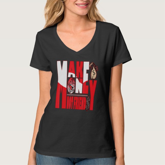 Camiseta Make Things Not Friends Retro Fire Red 3s Matching (Frente)
