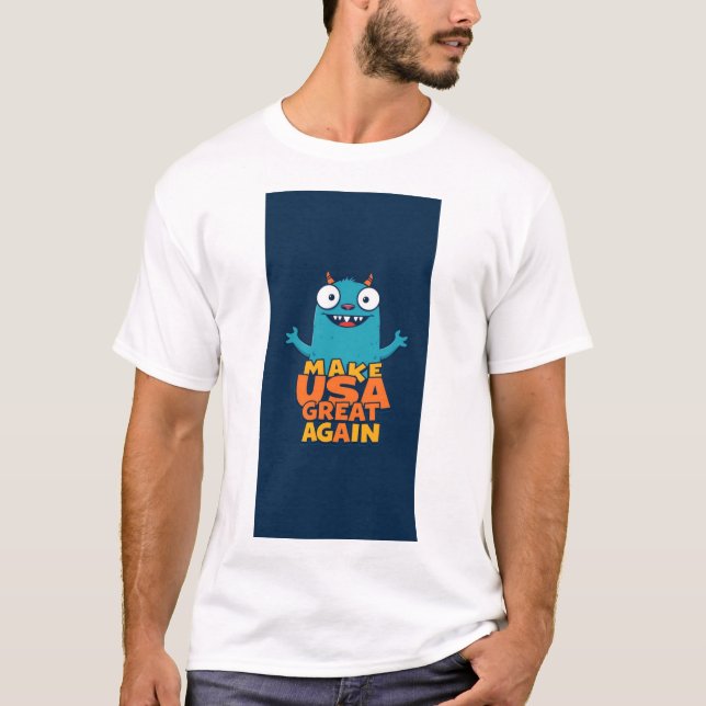 Camiseta Make USA great again (....in a funny way ! ) (Frente)
