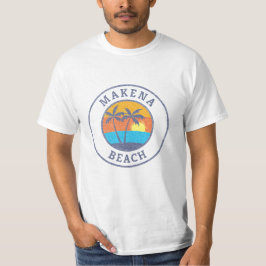 Camiseta Makena Beach, Maui desbotou o estilo clássico
